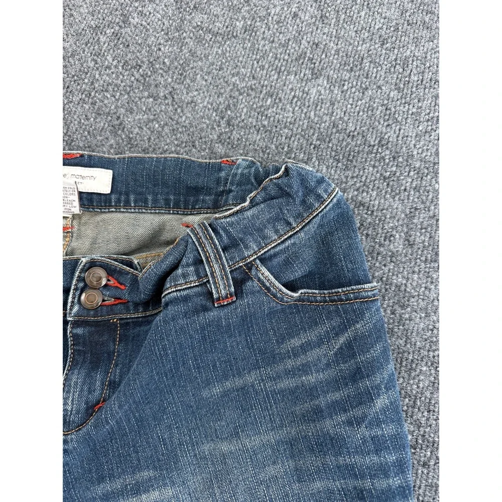 Liz Lange Maternity Jeans For Target Womens Size 2 Dark Wash Stretch Bootcut